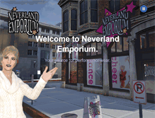 Tablet Screenshot of neverlandemporium.com